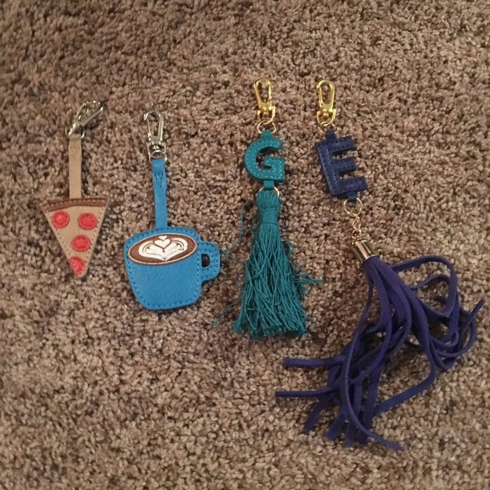 NWOT bag / Key chain charms